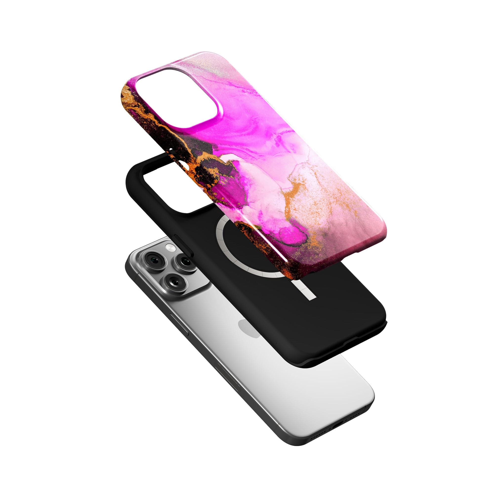 Notes of Pink | Marble Case for iPhone 15 Pro Max