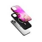 Notes of Pink | Marble Case for iPhone 15