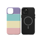 Pastel Stacks | Rectangle Shapes Case for iPhone 15 Plus