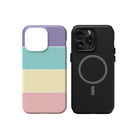 Pastel Stacks | Rectangle Shapes Case for iPhone 15 Pro Max