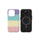 Pastel Stacks | Rectangle Shapes Case for iPhone 15 Pro