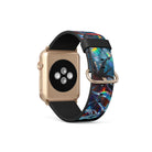 Petulant Petals | Crystal Flower Rose Apple Watch Band in Gold