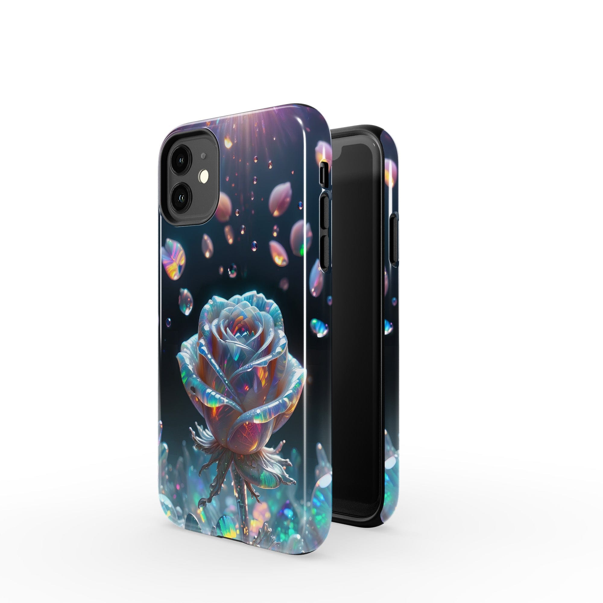 Petulant Petals | Crystal Flower Rose Case for iPhone 11