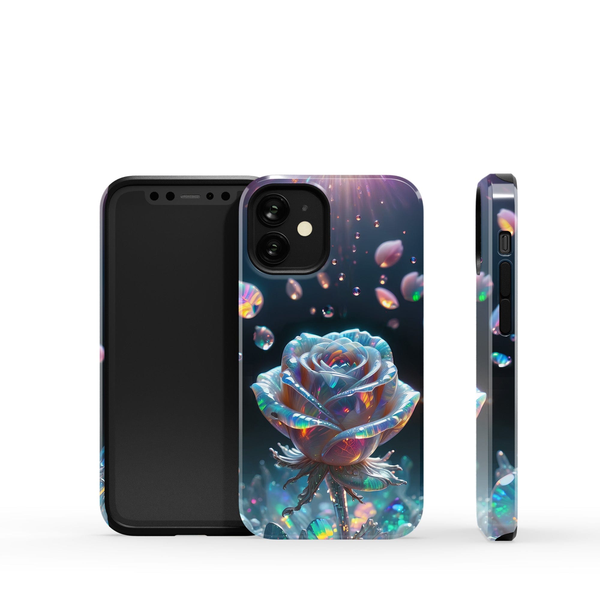 Petulant Petals | Crystal Flower Rose Case for iPhone 12 Mini