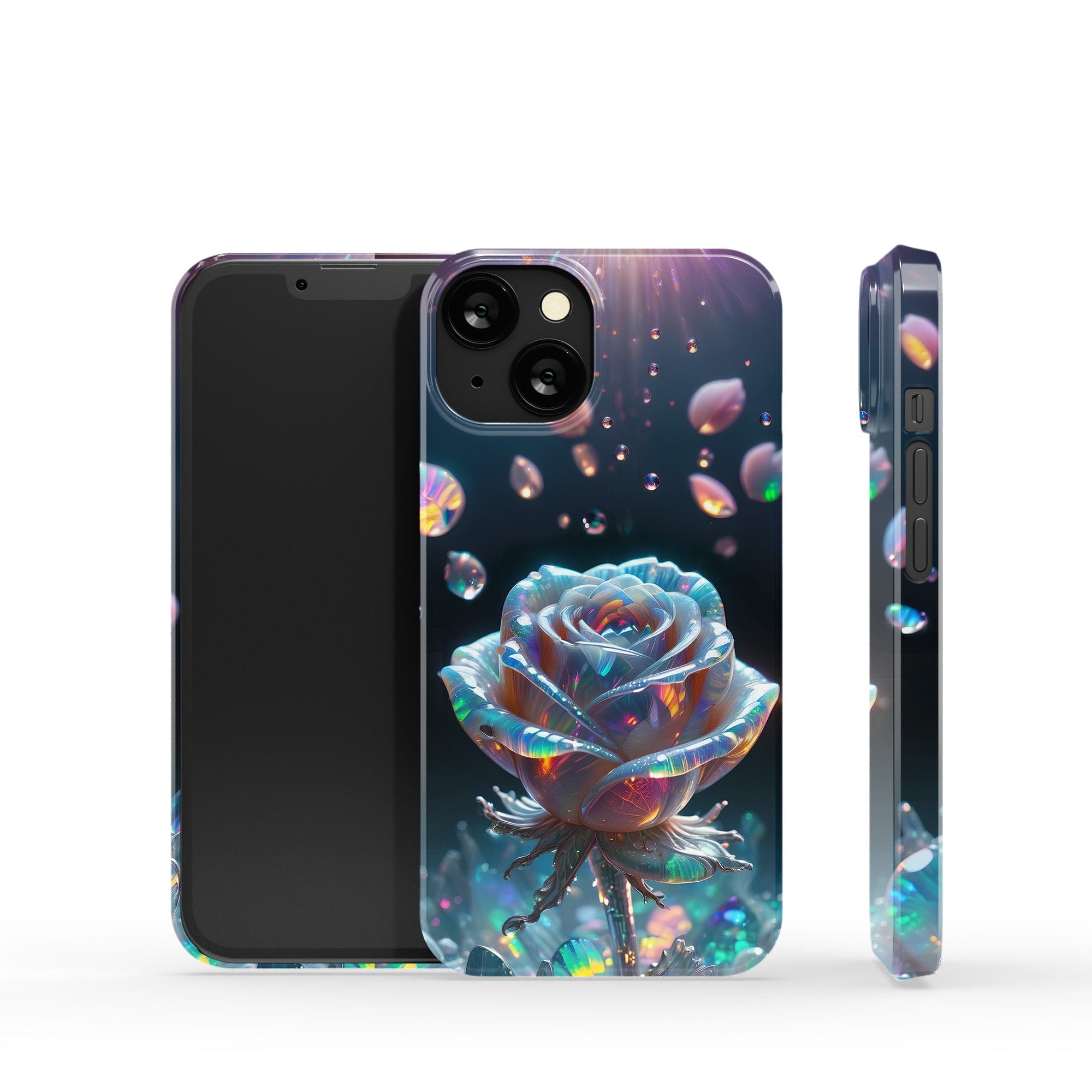 Petulant Petals | Crystal Flower Rose Case for iPhone 13