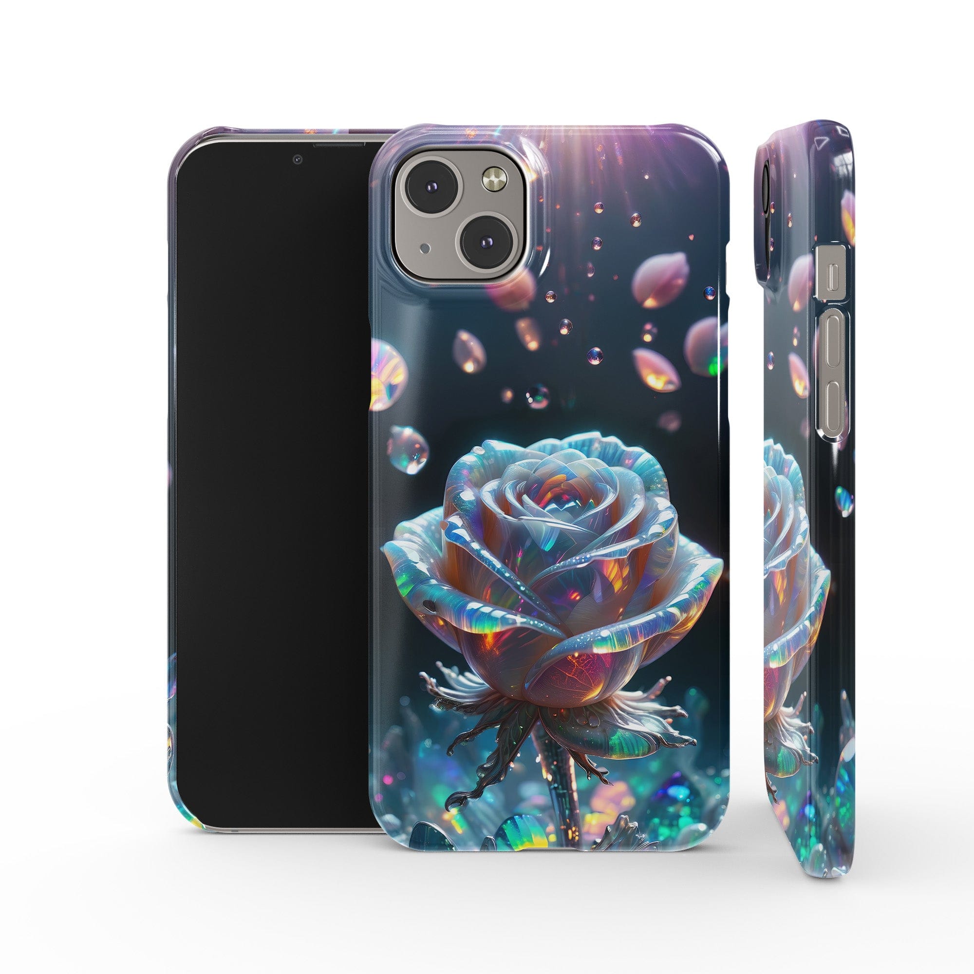 Petulant Petals | Crystal Flower Rose Case for iPhone 14 Plus