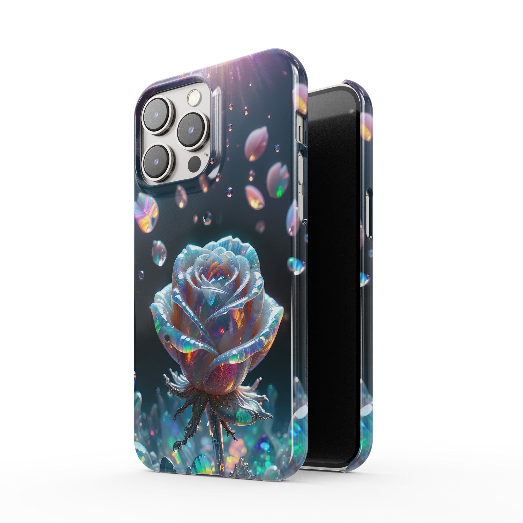 Petulant Petals | Crystal Flower Rose Case for iPhone 14 Pro Max