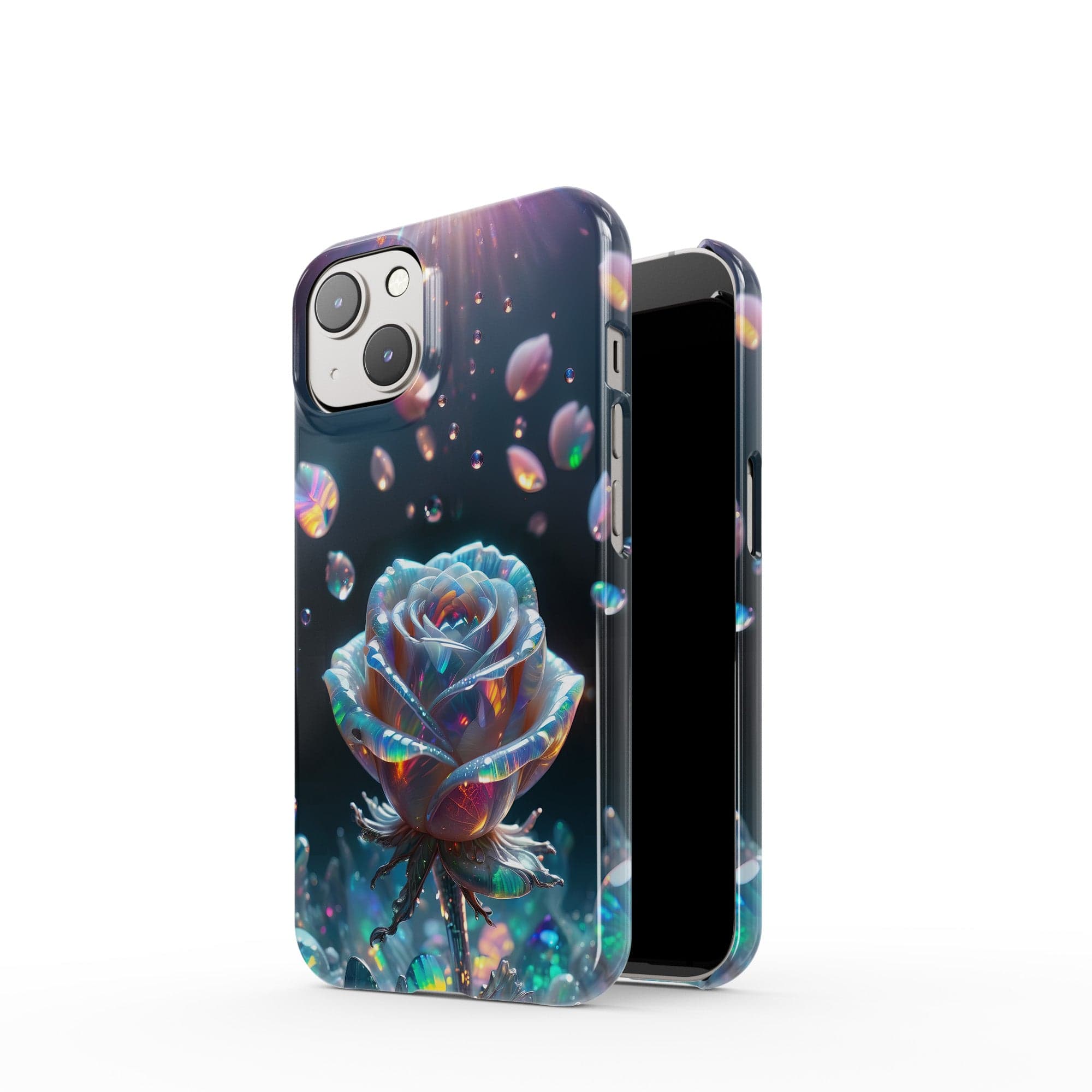 Petulant Petals | Crystal Flower Rose Case for iPhone 14