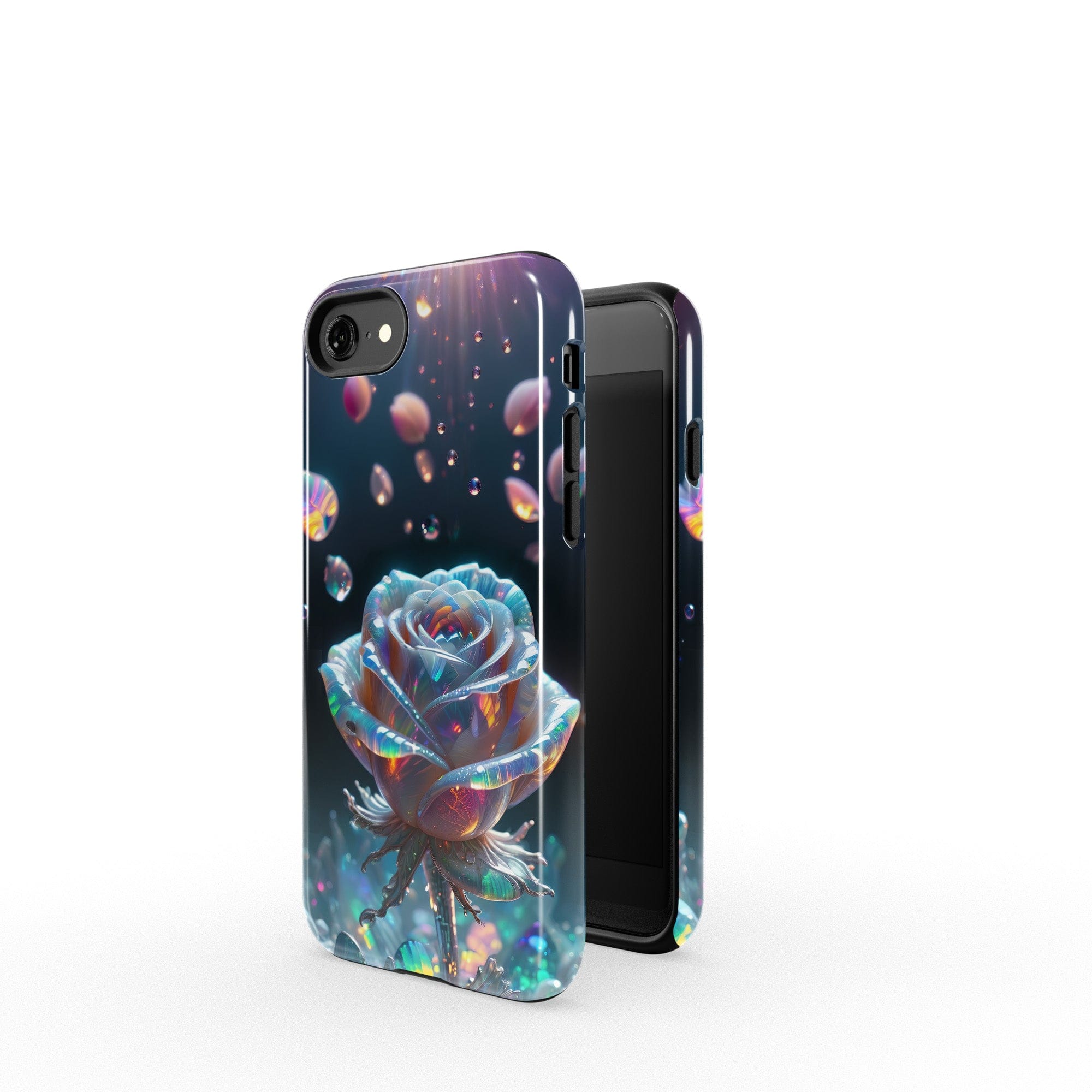 Petulant Petals | Crystal Flower Rose Case for iPhone SE