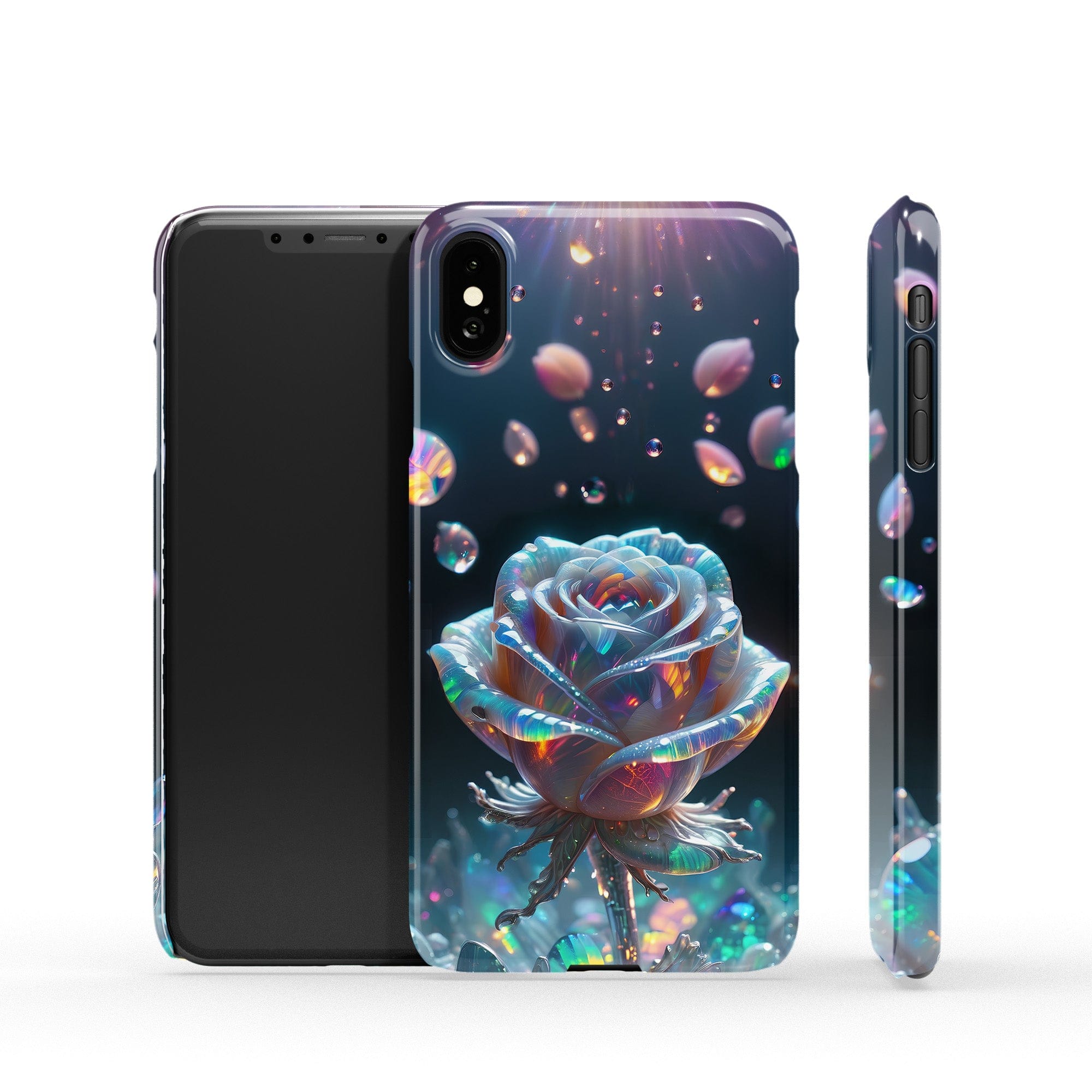 Petulant Petals | Crystal Flower Rose Case for iPhone XS Max