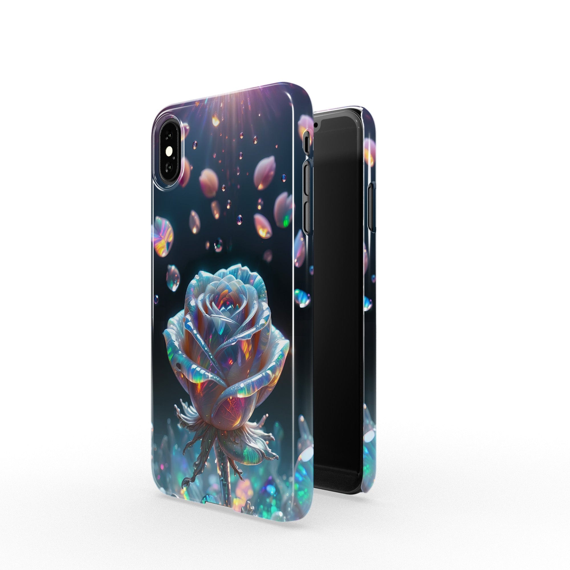 Petulant Petals | Crystal Flower Rose Case for iPhone XS Max