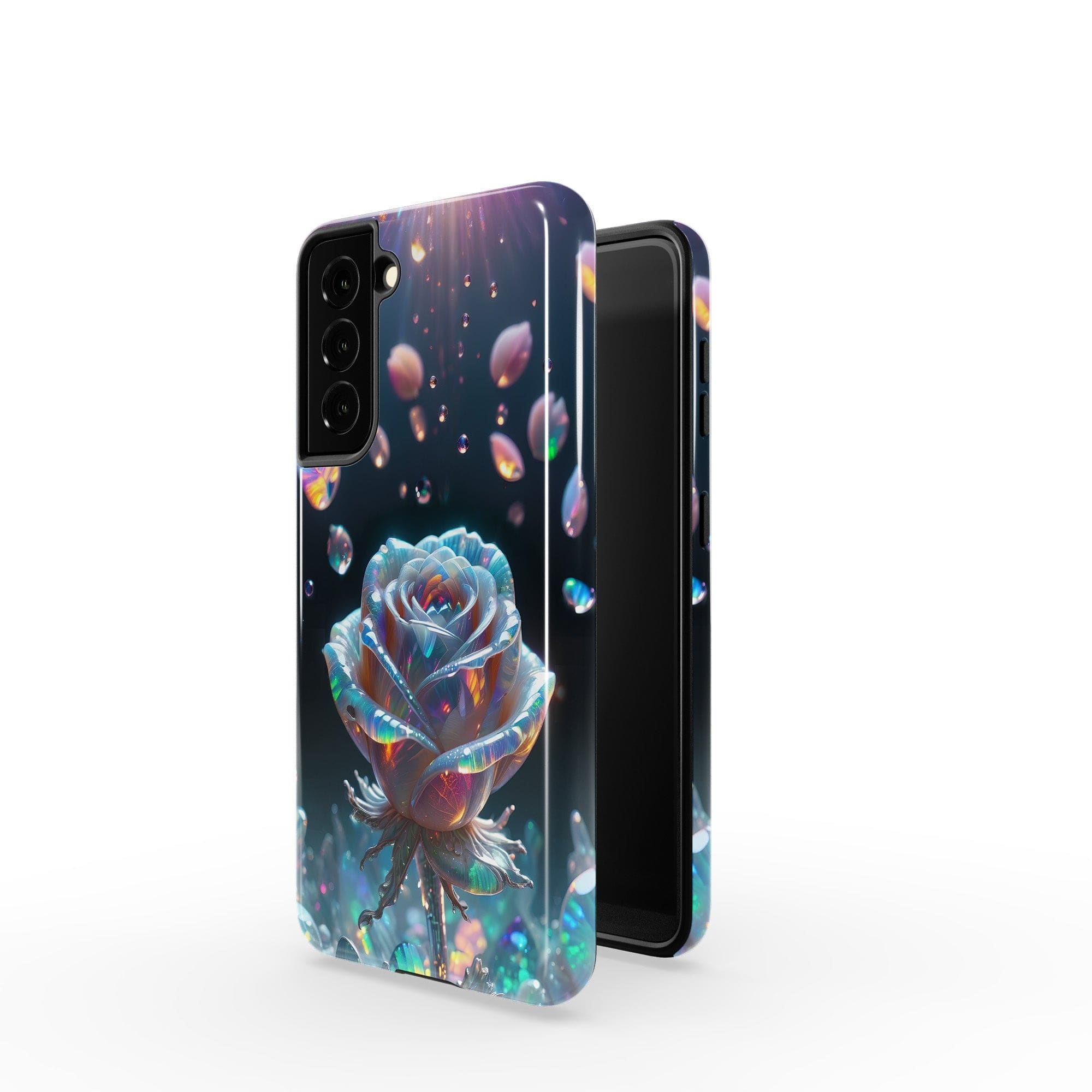 Petulant Petals | Crystal Flower Rose Samsung Case for Galaxy S21