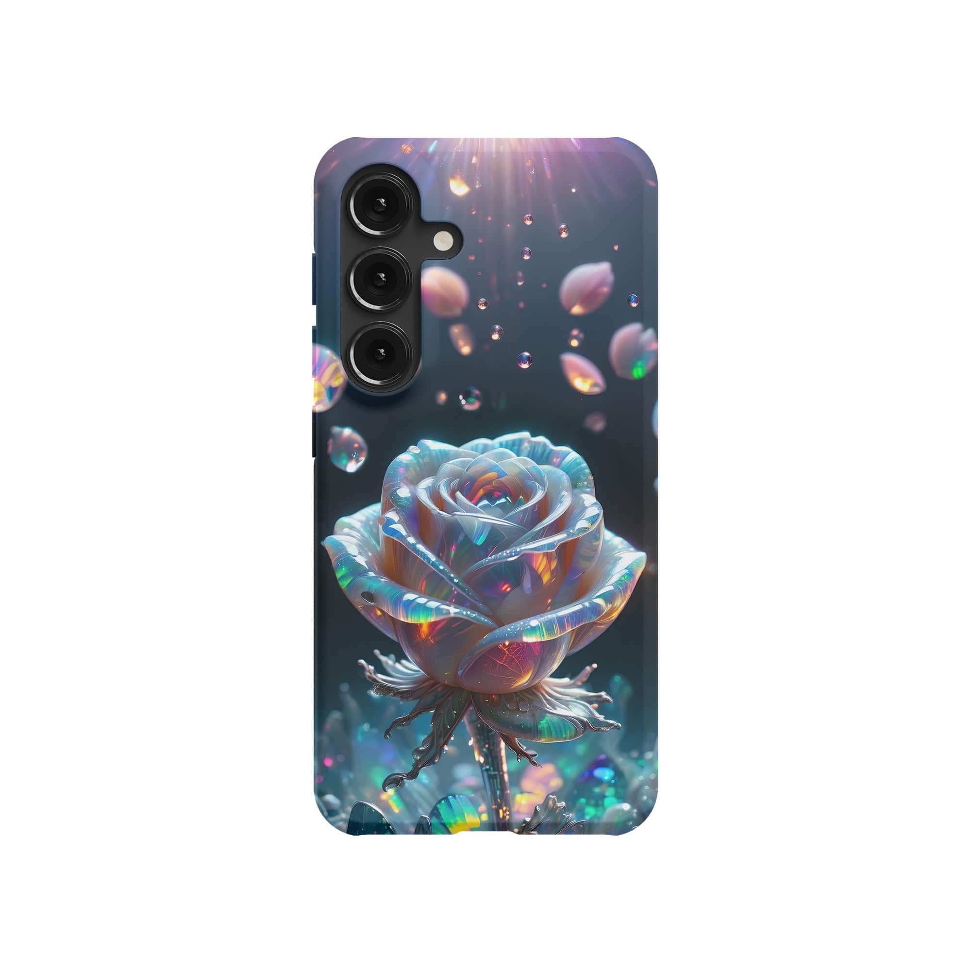 Petulant Petals | Crystal Flower Rose Samsung Case for Galaxy S24