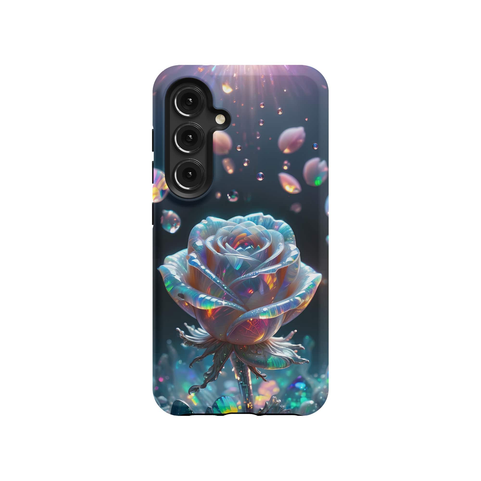 Petulant Petals | Crystal Flower Rose Samsung Case for Galaxy S24