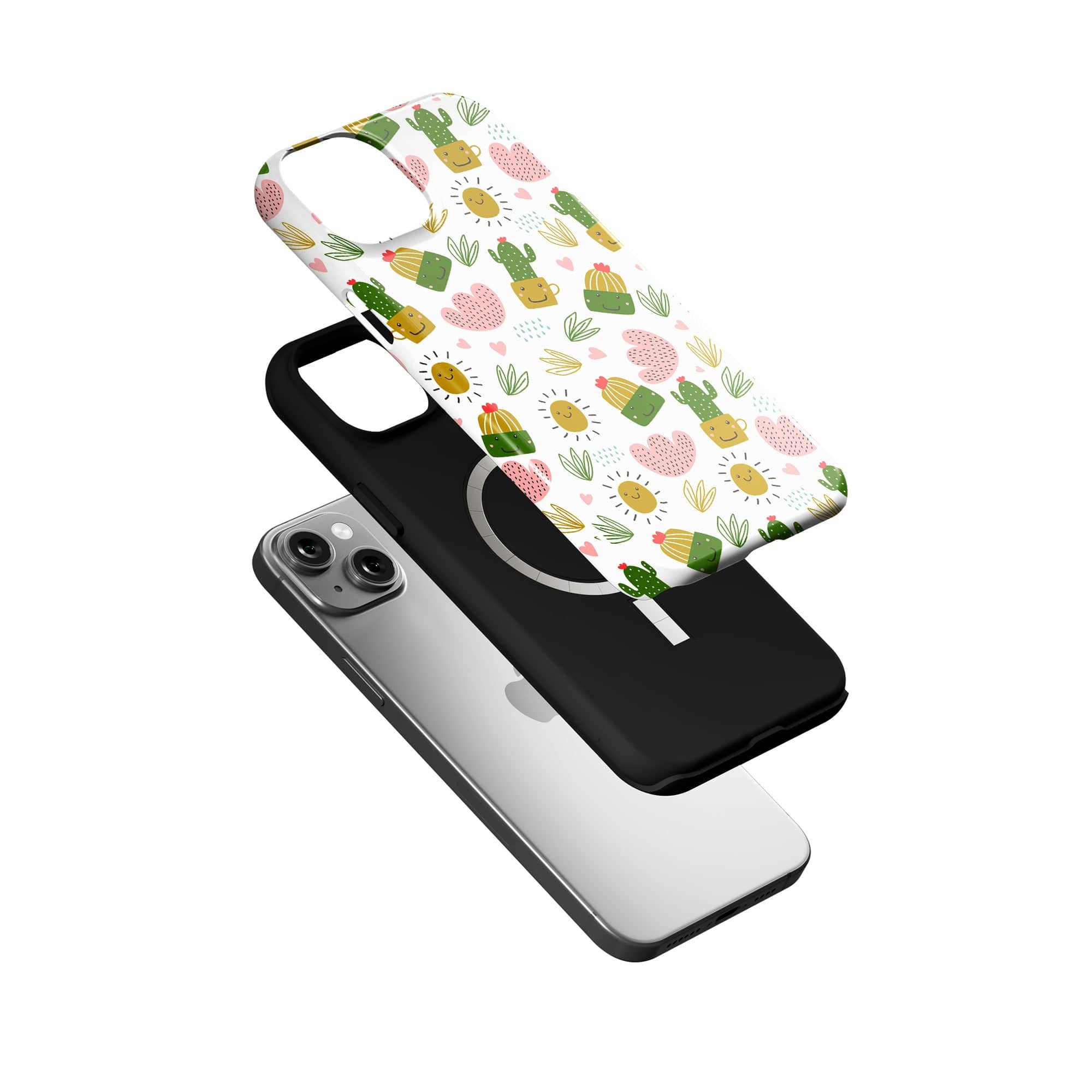 Prickly Sunshine | Cute Cactus Case for iPhone 15 Plus