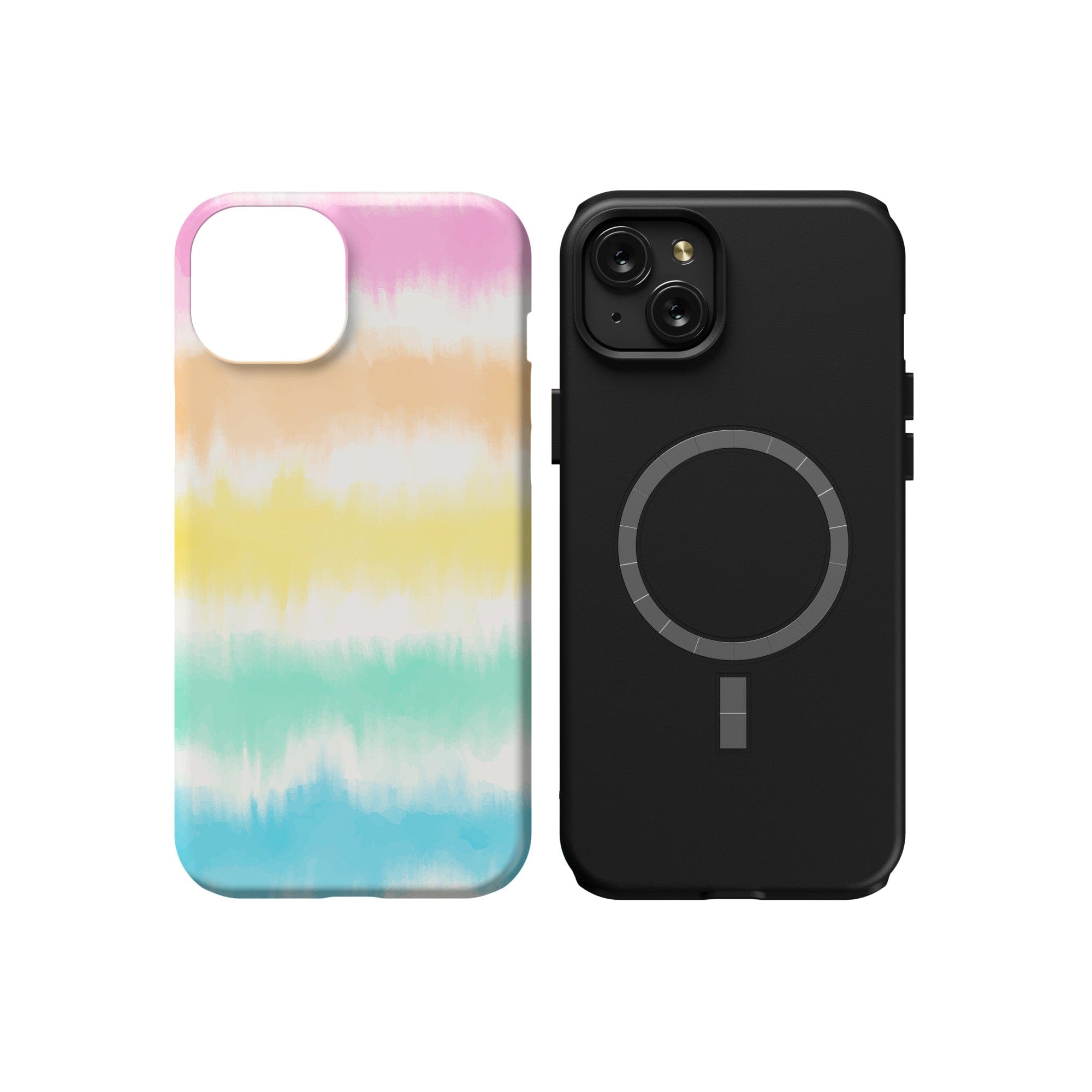 Rainbow Static | Tie Dye Case for iPhone 15 Plus