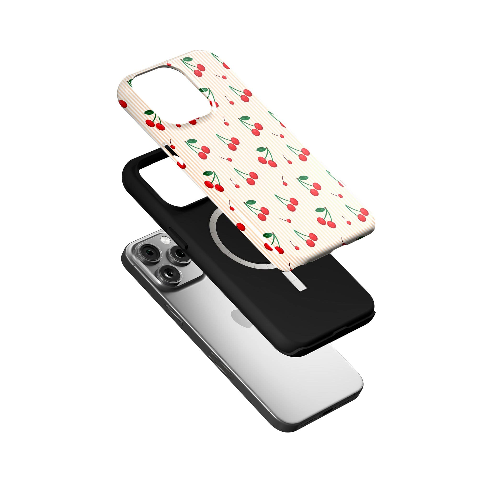 Retro Fruit | Cherry Case for iPhone 15 Pro Max