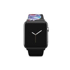 Silent Symphony | Crystal Flower Orchid Apple Watch Band in Black