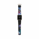 Silent Symphony | Crystal Flower Orchid Apple Watch Band in Gold