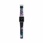 Silent Symphony | Crystal Flower Orchid Apple Watch Band in Silver