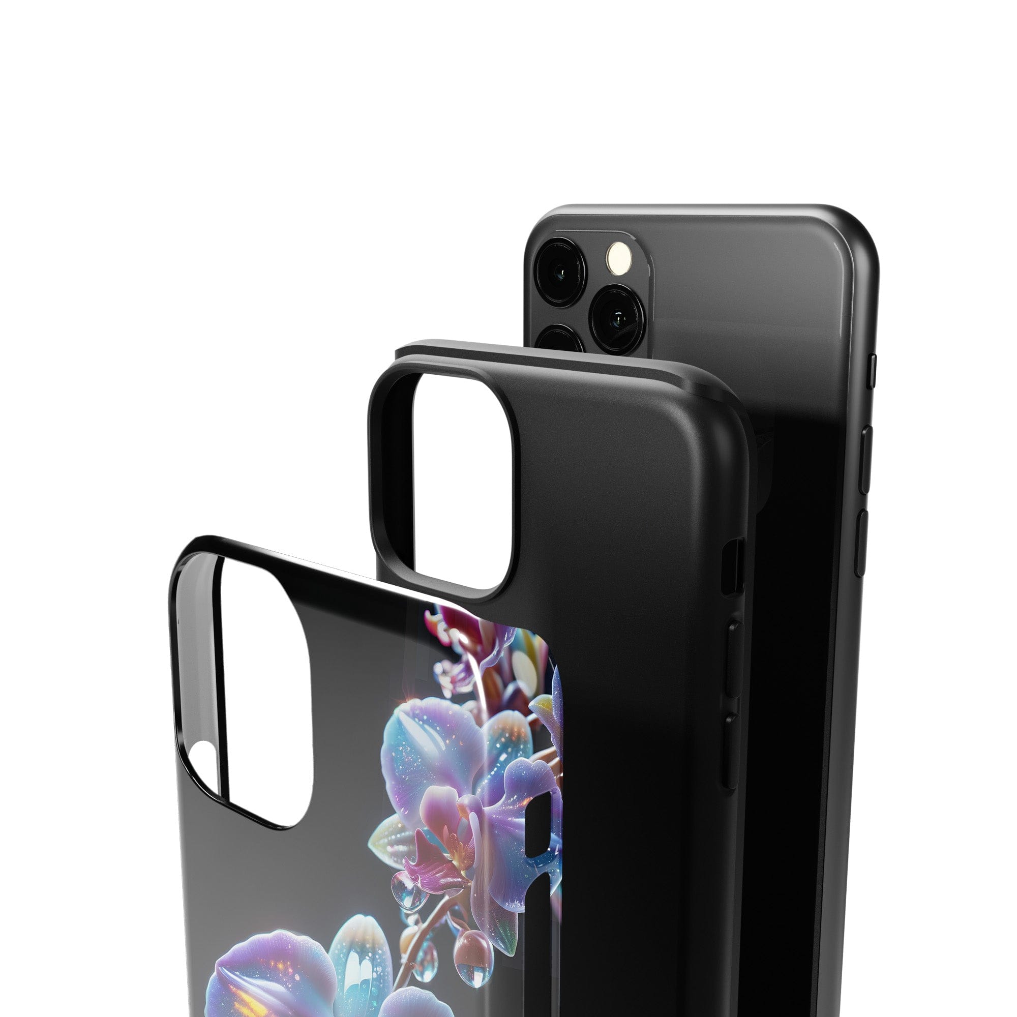 Silent Symphony | Crystal Flower Orchid Case for iPhone 11 Pro