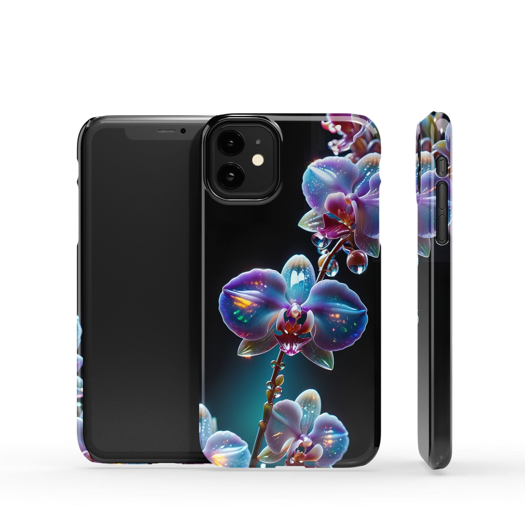 Silent Symphony | Crystal Flower Orchid Case for iPhone 11