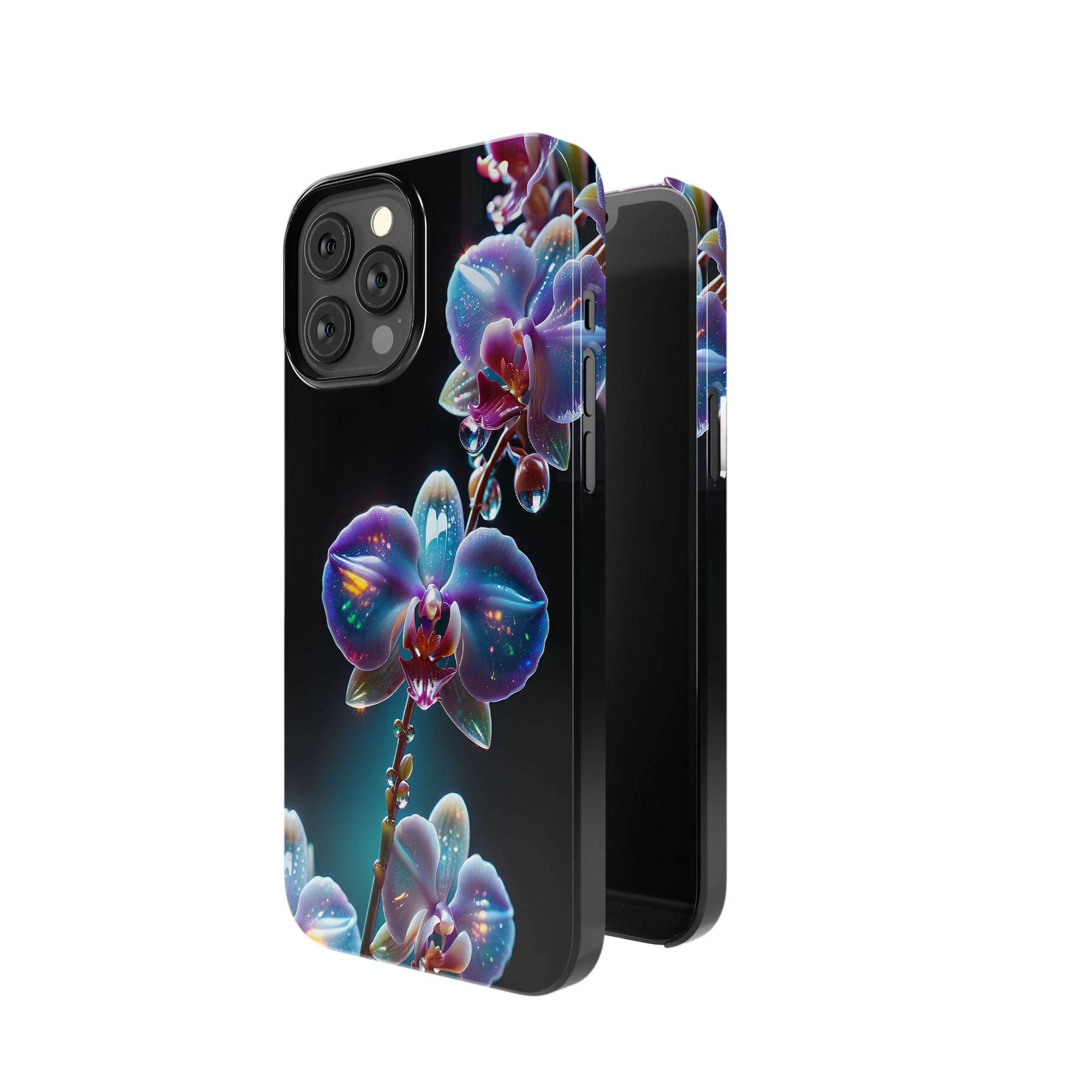 Silent Symphony | Crystal Flower Orchid Case for iPhone 12 Pro Max