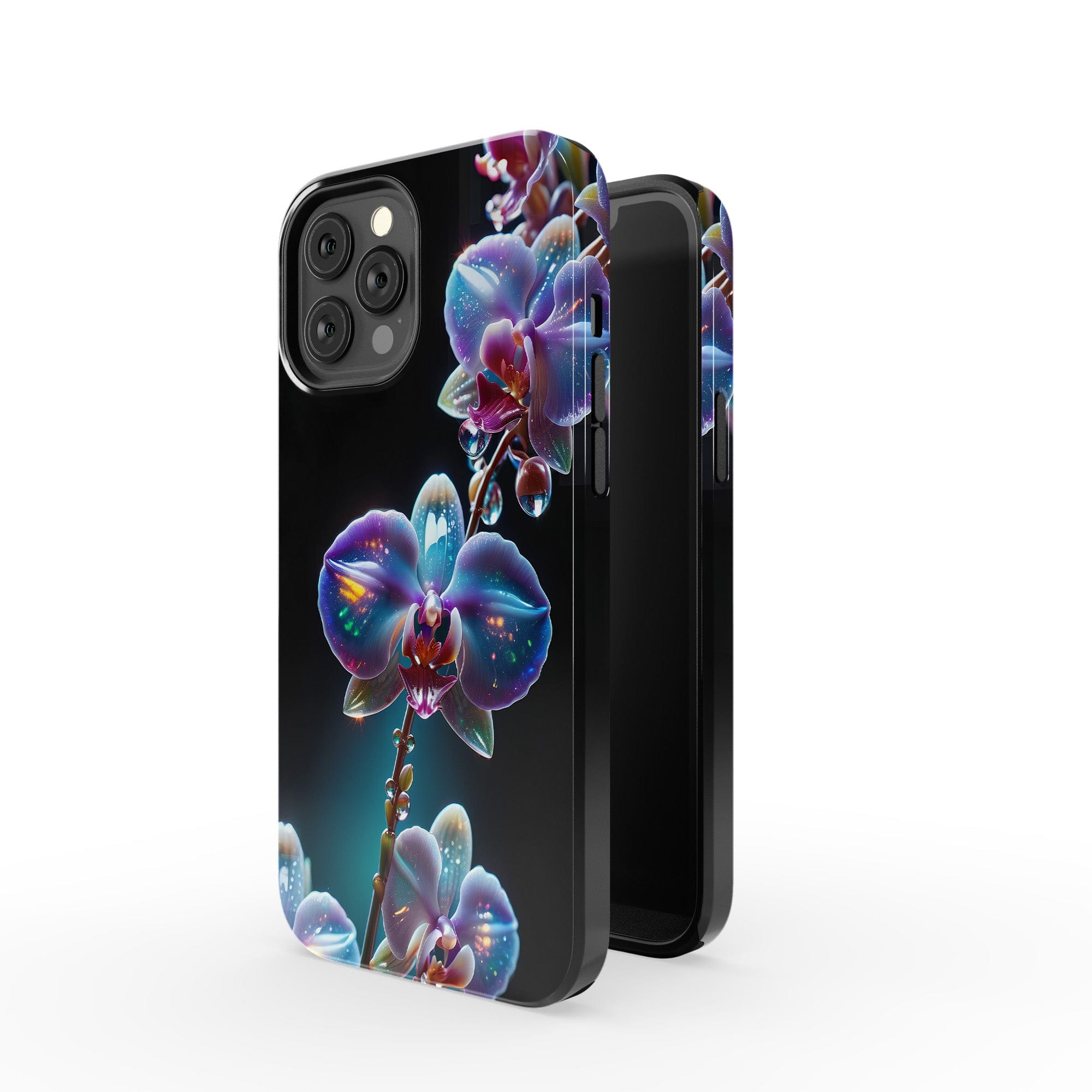 Silent Symphony | Crystal Flower Orchid Case for iPhone 12 Pro Max