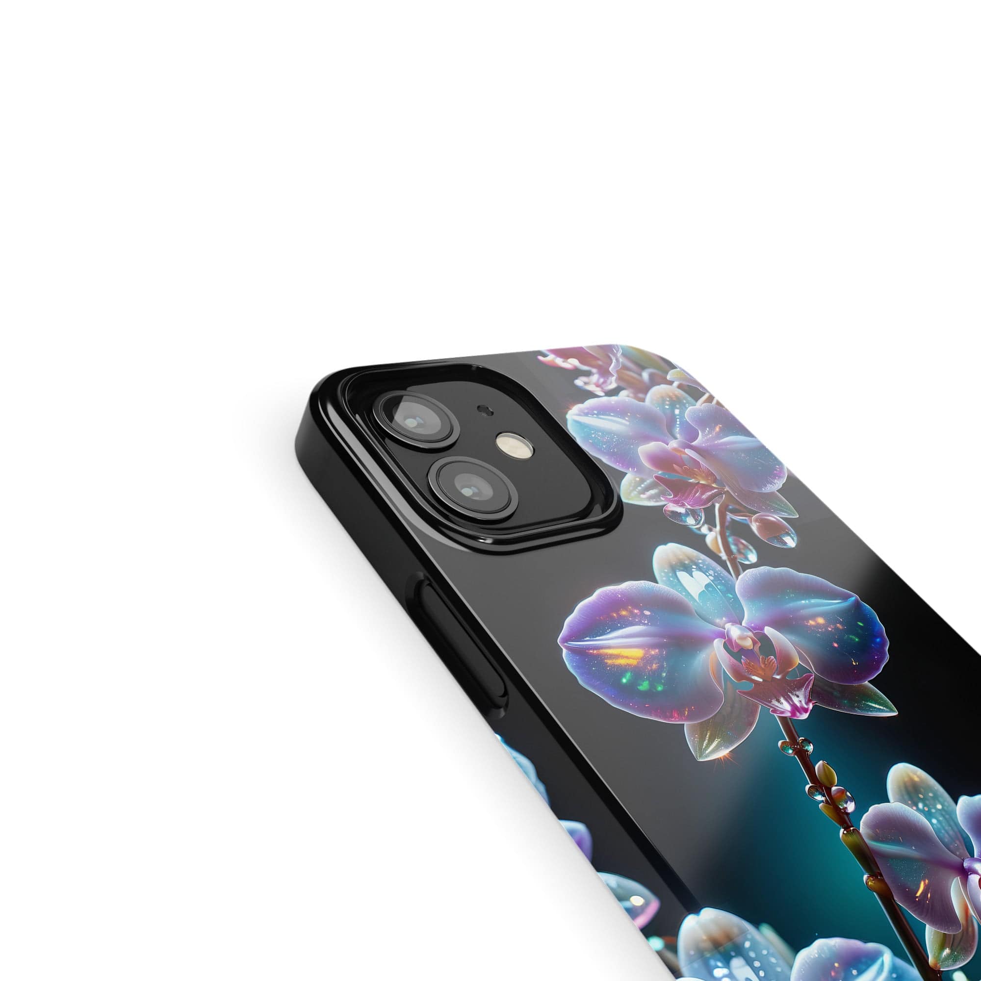 Silent Symphony | Crystal Flower Orchid Case for iPhone 12