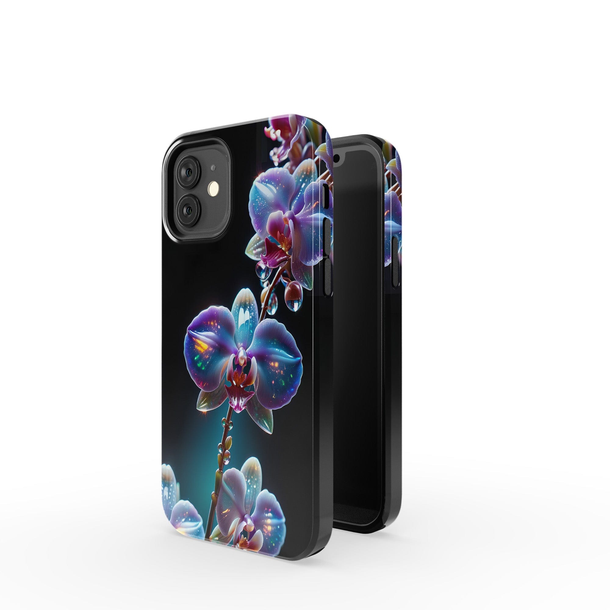 Silent Symphony | Crystal Flower Orchid Case for iPhone 12