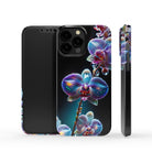 Silent Symphony | Crystal Flower Orchid Case for iPhone 13 Pro Max