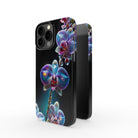 Silent Symphony | Crystal Flower Orchid Case for iPhone 13 Pro Max