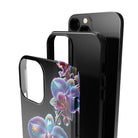 Silent Symphony | Crystal Flower Orchid Case for iPhone 13 Pro Max