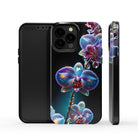 Silent Symphony | Crystal Flower Orchid Case for iPhone 13 Pro Max