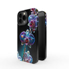 Silent Symphony | Crystal Flower Orchid Case for iPhone 13 Pro Max