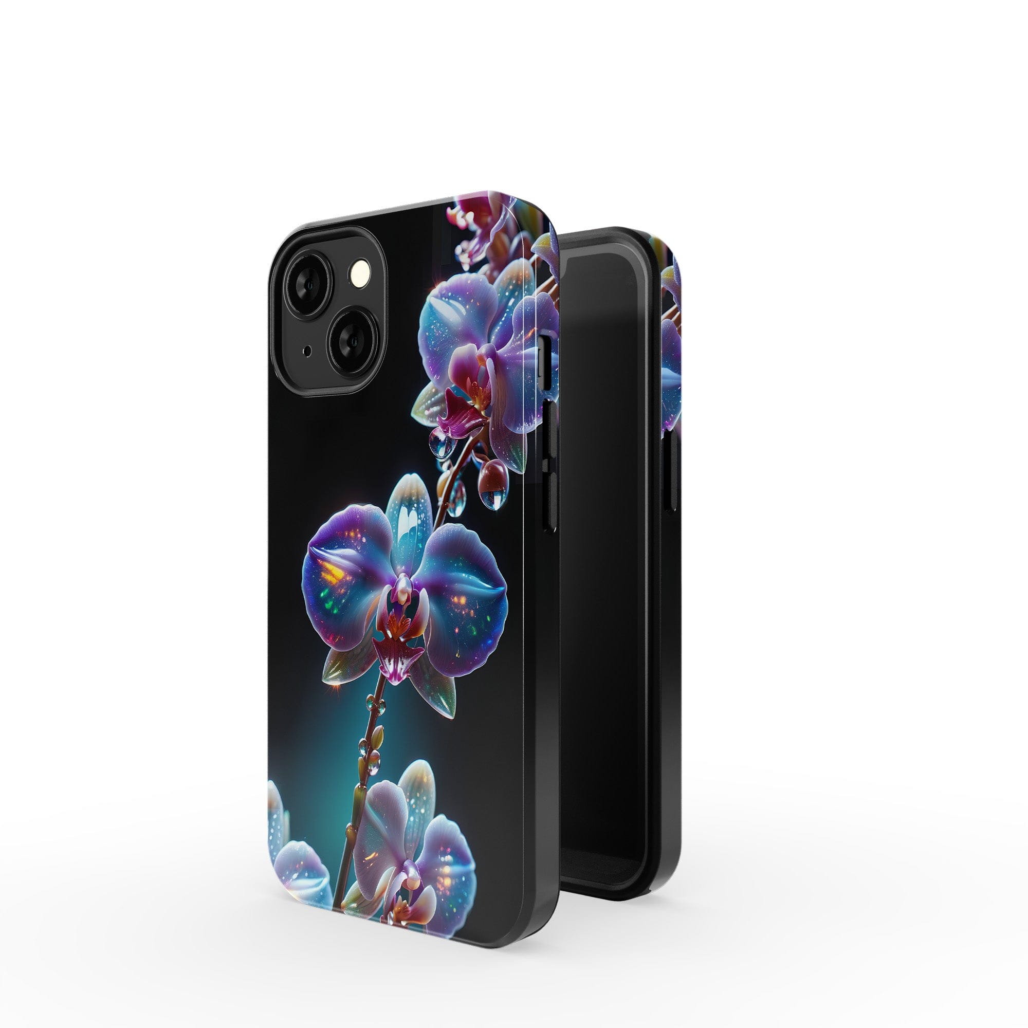 Silent Symphony | Crystal Flower Orchid Case for iPhone 13