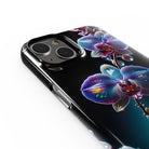 Silent Symphony | Crystal Flower Orchid Case for iPhone 14 Plus