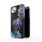 Silent Symphony | Crystal Flower Orchid Case for iPhone 14 Plus