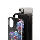 Silent Symphony | Crystal Flower Orchid Case for iPhone 14 Plus