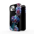 Silent Symphony | Crystal Flower Orchid Case for iPhone 14 Plus