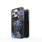 Silent Symphony | Crystal Flower Orchid Case for iPhone 14 Pro