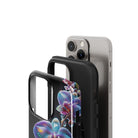 Silent Symphony | Crystal Flower Orchid Case for iPhone 14 Pro