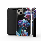 Silent Symphony | Crystal Flower Orchid Case for iPhone 14