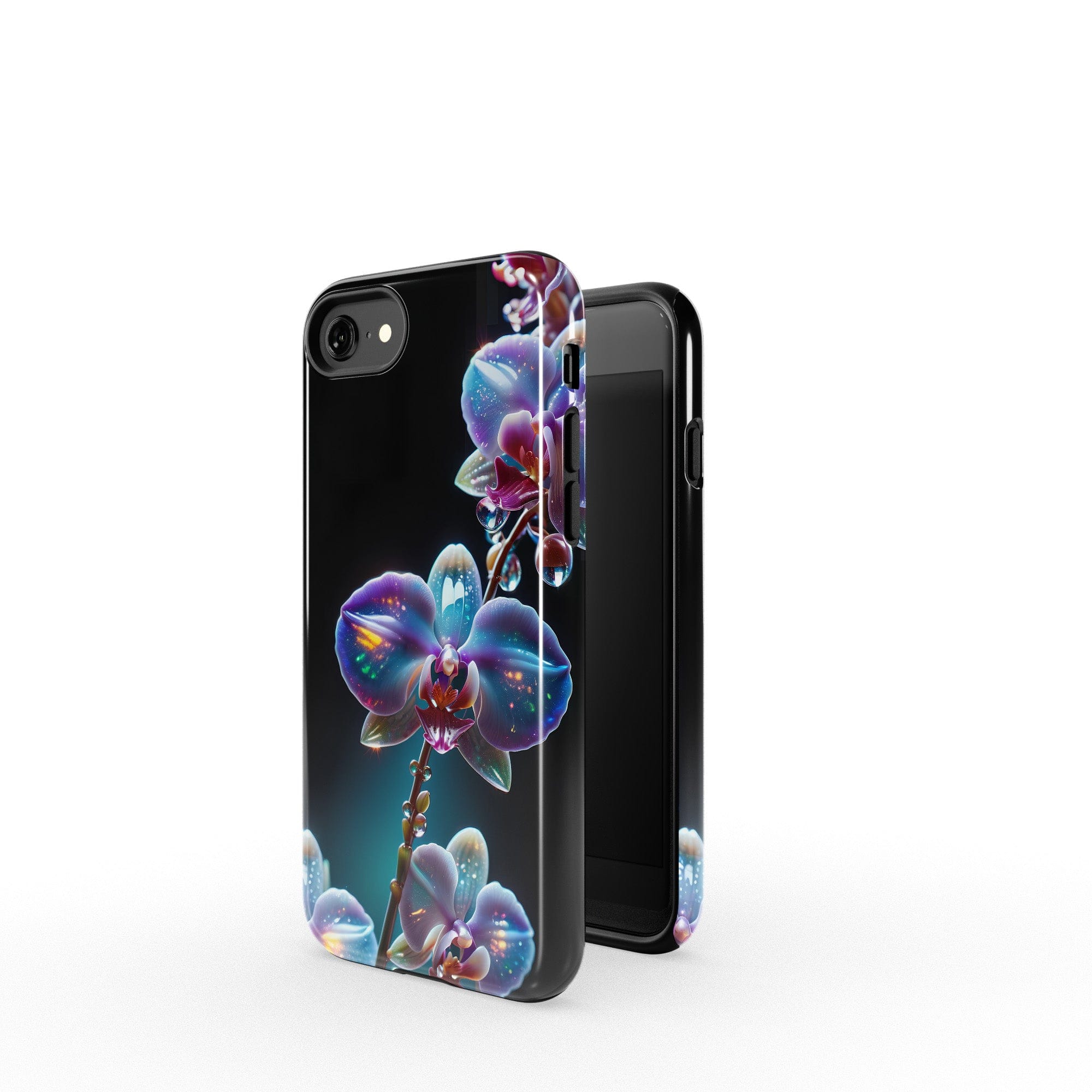 Silent Symphony | Crystal Flower Orchid Case for iPhone SE