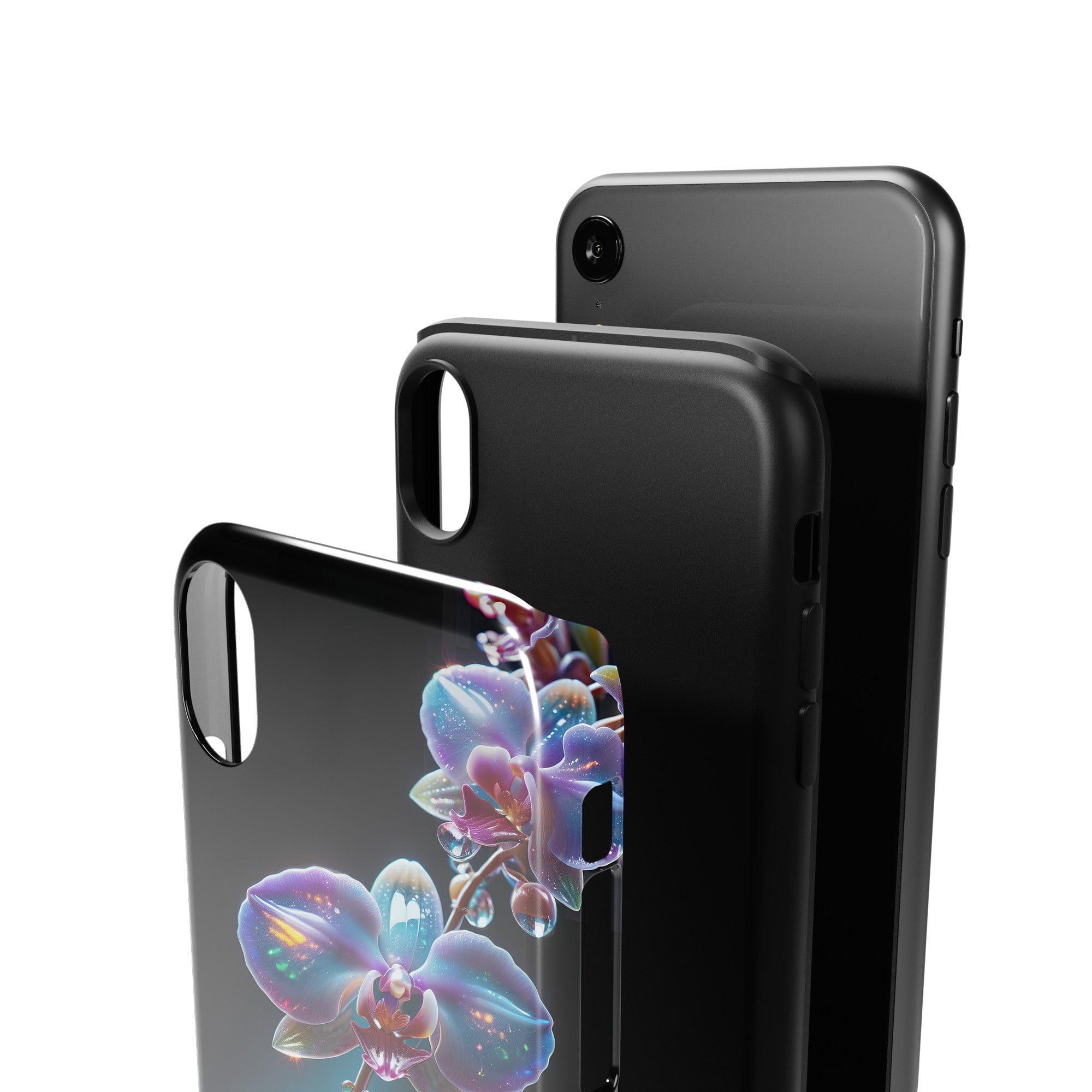 Silent Symphony | Crystal Flower Orchid Case for iPhone XR