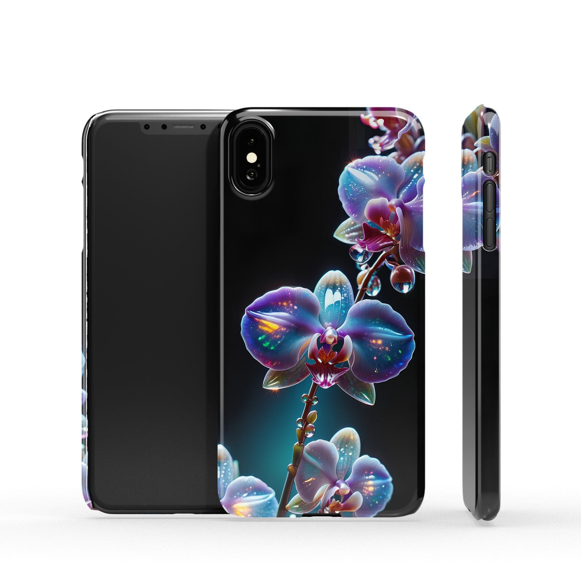 Silent Symphony | Crystal Flower Orchid Case for iPhone XS Max