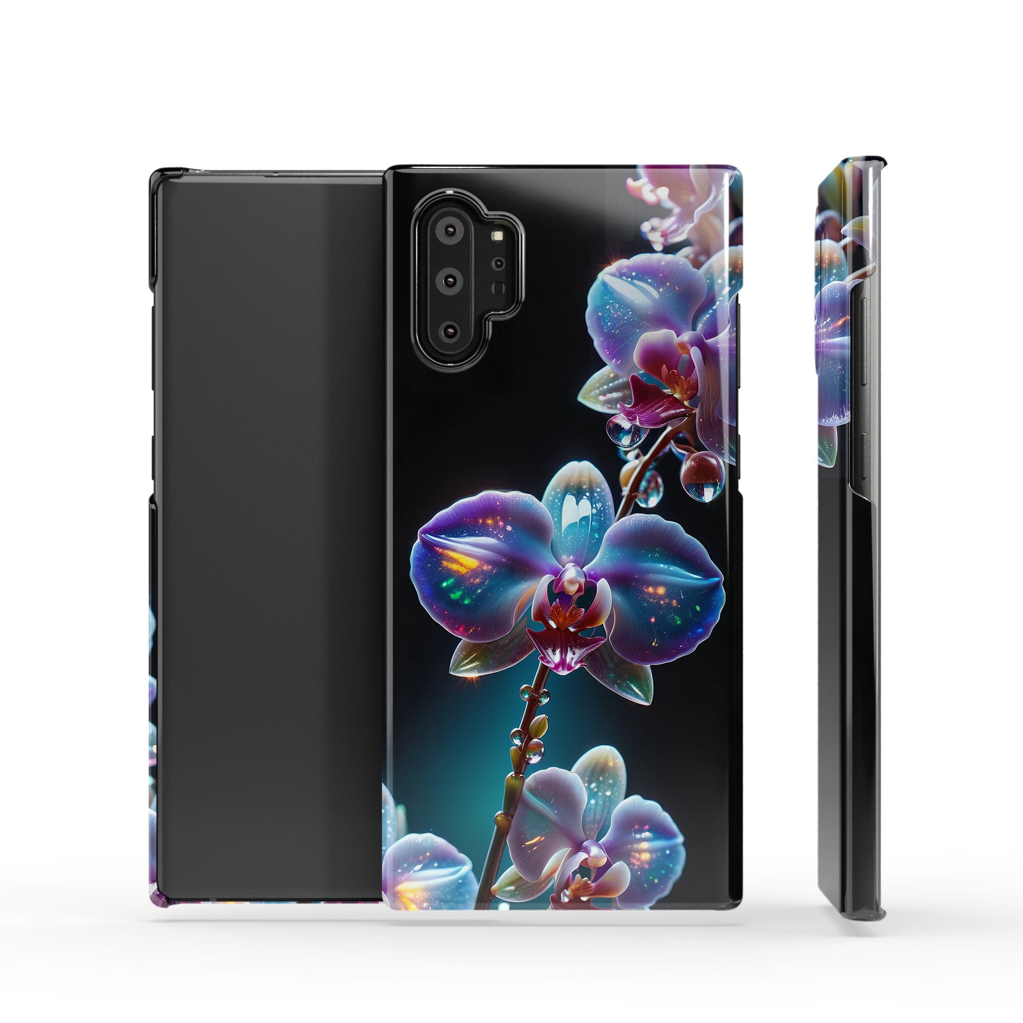 Silent Symphony | Crystal Flower Orchid Samsung Case for Galaxy Note 10 Plus