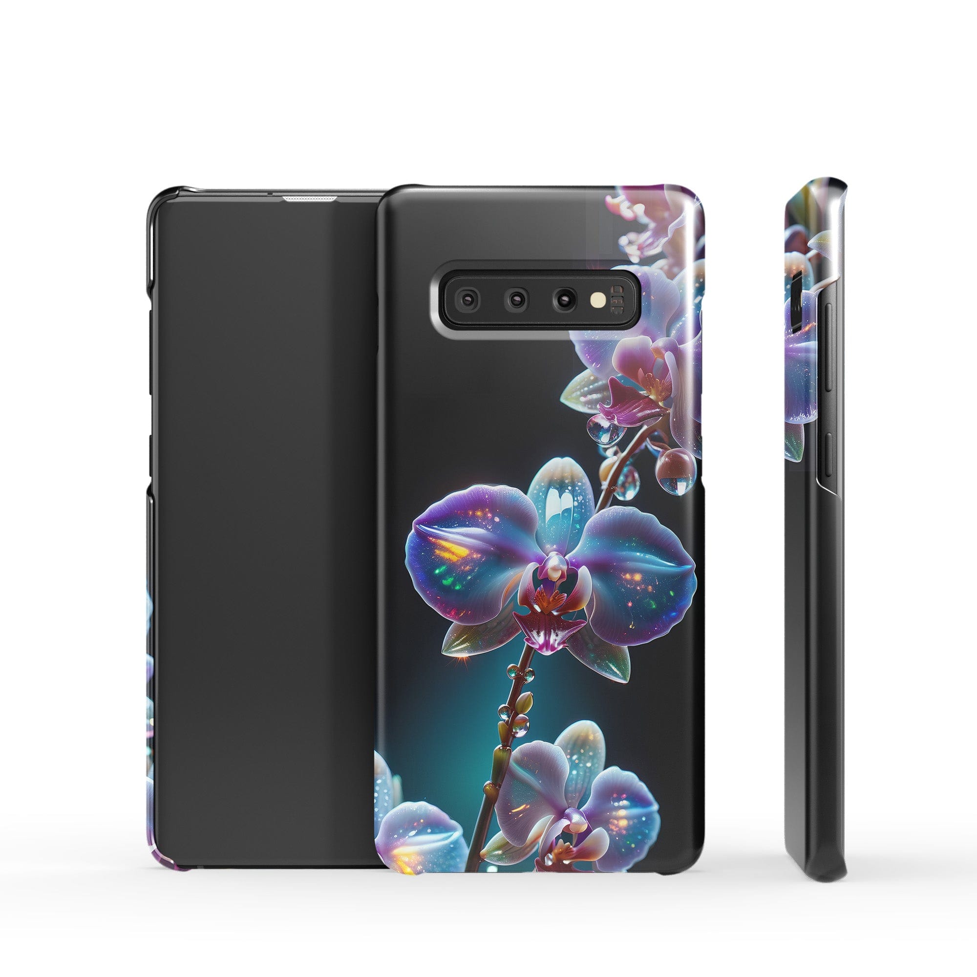 Silent Symphony | Crystal Flower Orchid Samsung Case for Galaxy S10 Plus