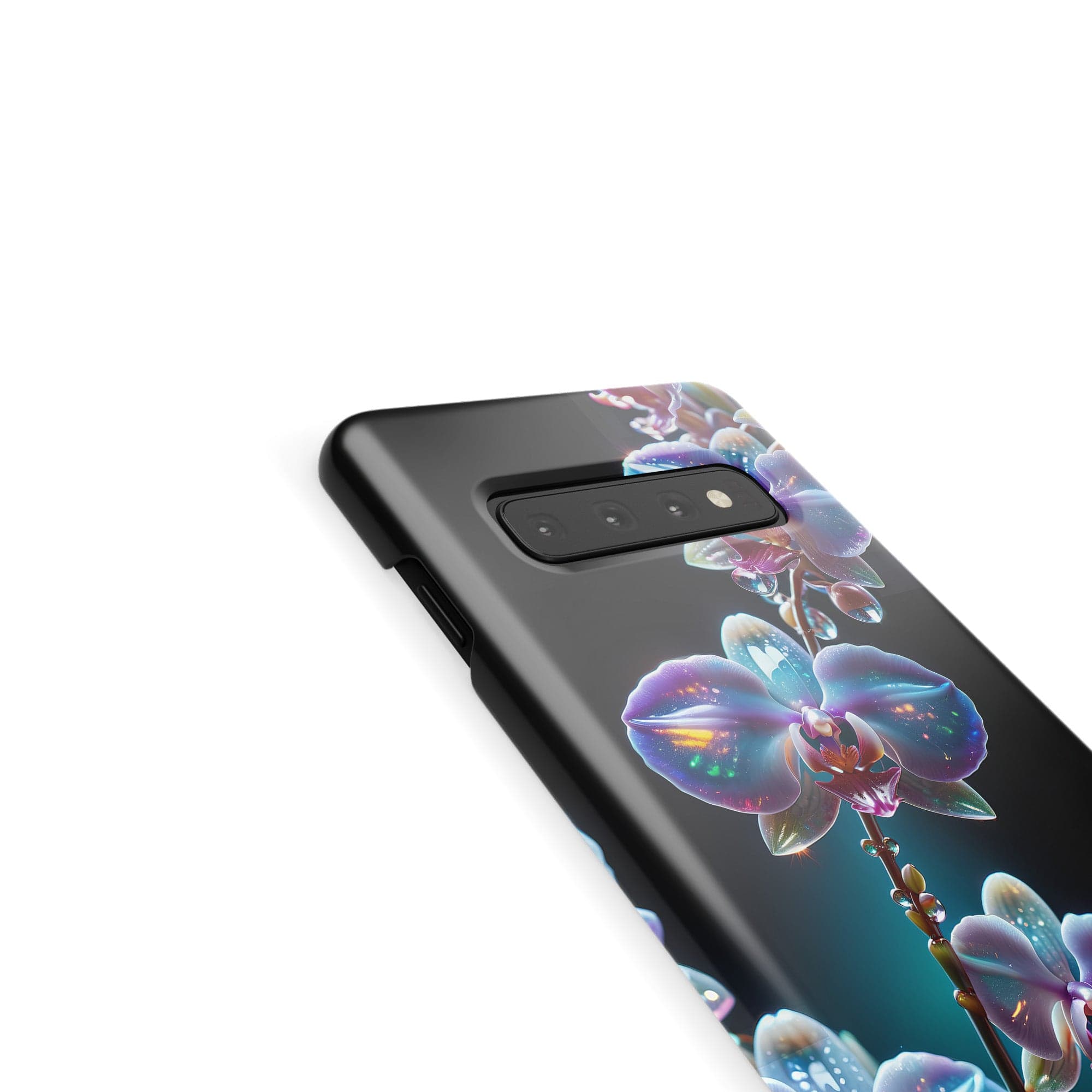 Silent Symphony | Crystal Flower Orchid Samsung Case for Galaxy S10