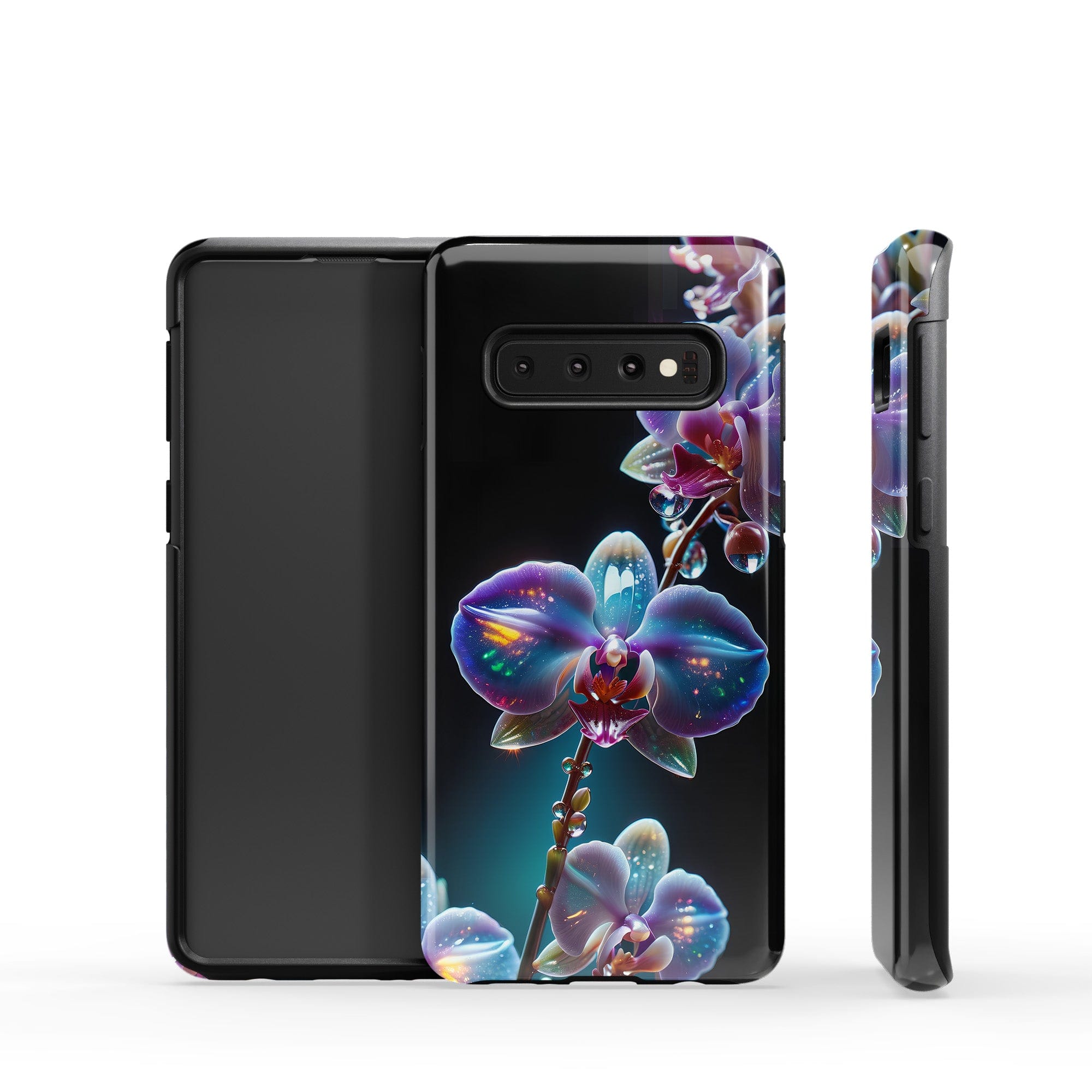 Silent Symphony | Crystal Flower Orchid Samsung Case for Galaxy S10